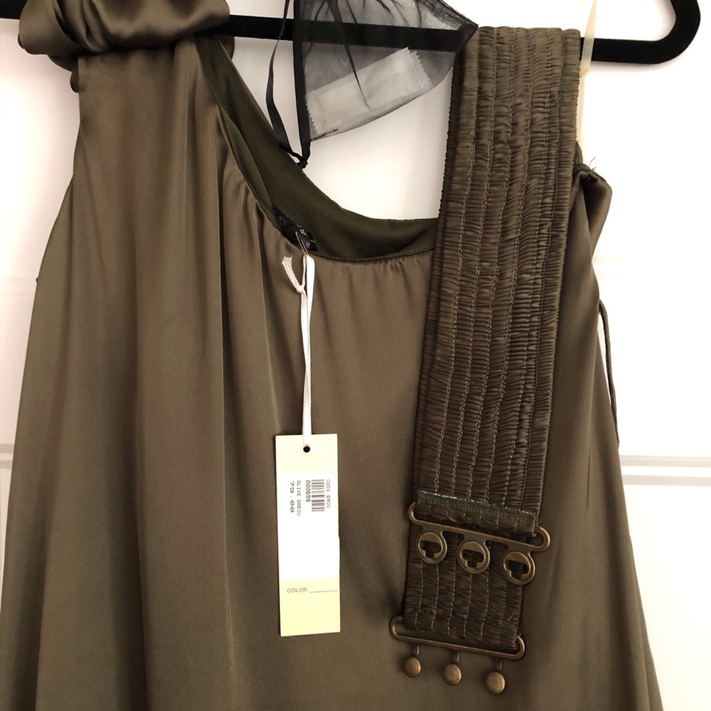 Olive cocktail dress